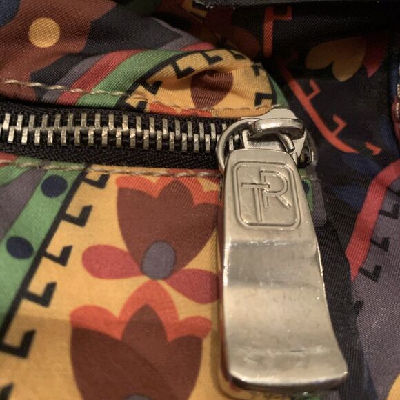 Tyler Rodan Crossbody Messenger Shoulder Bag Paisley Colorful Preowned Pockets - Picture 8 of 16